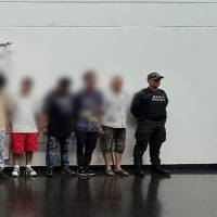 Los 17 capturados ya fueron dejados a disposición de la Fiscalía. FOTO Alcaldía de Bello. 