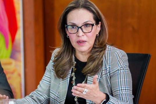 Viviane Morales lideró durante tres semanas el Ministerio de Educación en el gabinete de Abelardo de la Espriella. Foto: MinEducación