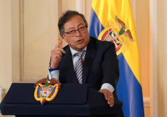 Gustavo Petro, presidente de Colombia. FOTO: Presidencia.