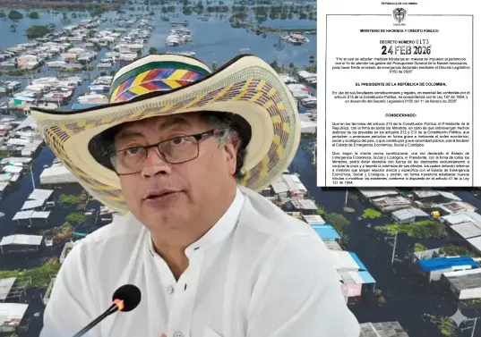 La declaratoria del emergencia económica se aplicará en los departamentos de Córdoba, Antioquia, La Guajira, Sucre, Bolívar, Cesar, Magdalena y Chocó. Foto: Manuel Saldarriaga y Presidencia