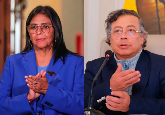 Petro ha insistido en que las elecciones de 2024 en Venezuela no fueron libres por los bloqueos económicos de EE. UU. Foto: GETTY y Presidencia