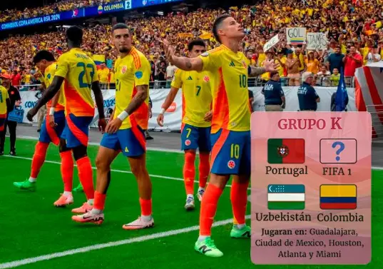 El seleccionado colombiano disputará su séptima Copa del Mundo. Su mejor participación fue en Brasil 2014. Foto: Juan Antonio Sásnchez