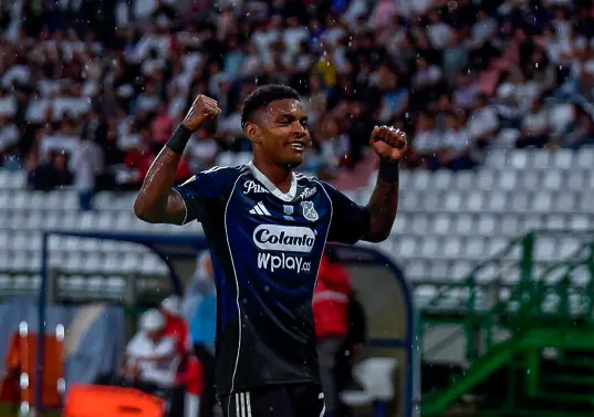 Brayan León, entre las figuras en la goleada del DIM. FOTO: Colprensa