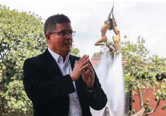 El rector de la Universidad de Antioquia, John Jairo Arboleda Céspedes, anunció su renuncia formal al cargo luego de que el Ministerio de Educación Nacional le notificara. FOTO: Cortesía