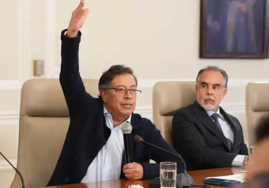 Gustavo Petro entró en la recta final de su gobierno. <b>Foto:</b> Captura de Pantalla.