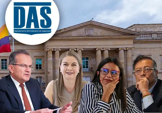 De izquierda a derecha: José Alexis Mahecha, Letty Leal, Angie Rodríguez y Gustavo Petro. FOTO COLPRENSA Y PRESIDENCIA