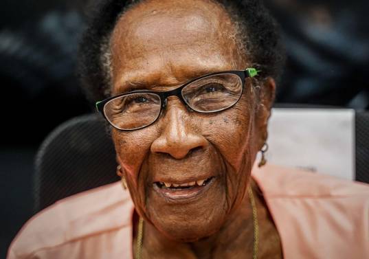 María Antonia Cuero Rentería cumplirá 125 años el 18 de octubre de 2026. FOTO: Concejo de Cali 