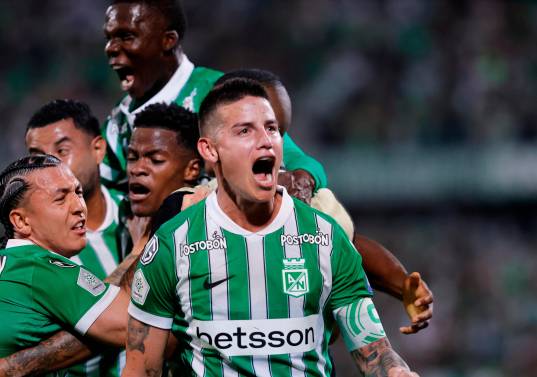 James fue uno de los líderes de la victoria de Nacional 3-1 sobre Junior. FOTO CAMILO SUÁREZ