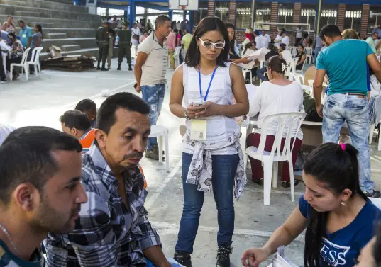 Los testigos electorales son veedores naturales de las votaciones que se llevarán a cabo este 31 de mayo. Foto: Julio César Herrera Echeverri