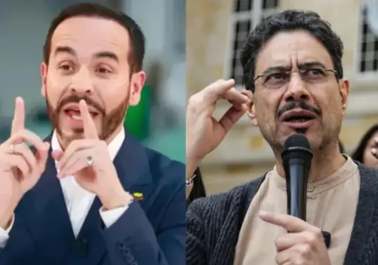 Abelardo De la Espriella e Iván Cepeda. Fotos: El Colombiano y Colprensa