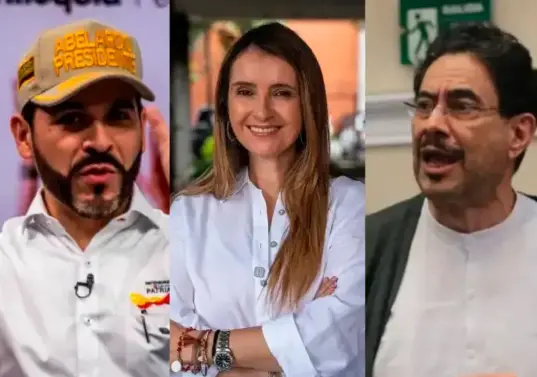 Más allá de las diferencias programáticas, el análisis del Observatorio Fiscal expone deficiencias técnicas en común sobre el manejo de las finanzas entre Abelardo de la Espriella, Paloma Valencia e Iván Cepeda. FOTOS EL COLOMBIANO Y COLPRENSA