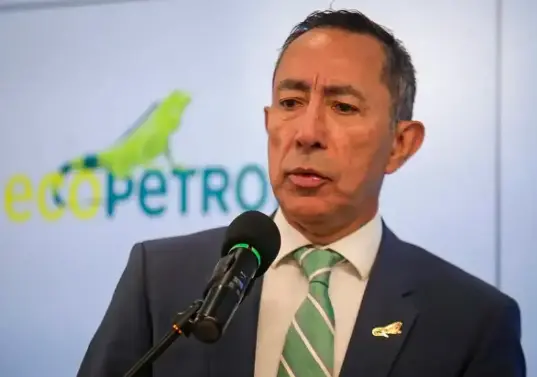 Ricardo Roa, presidente de Ecopetrol, presentó las cifras de la compañía a junio de 2025. FOTO tomada de YouTube