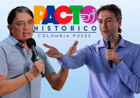 Bolívar advirtió que se retirará si el exalcalde participa, mientras que Quintero, señalado por procesos judiciales, pidió unidad y aseguró que su lucha es contra las mafias corruptas, no contra sus compañeros. FOTO: El Colombiano