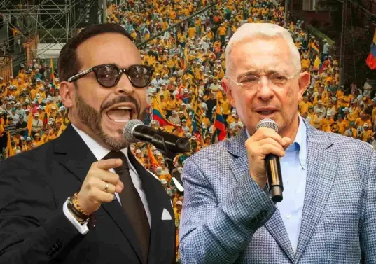 El expresidente Álvaro Uribe agradeció la invitación a la posesión de De la Espriella en Cali. FOTOS: Colprensa