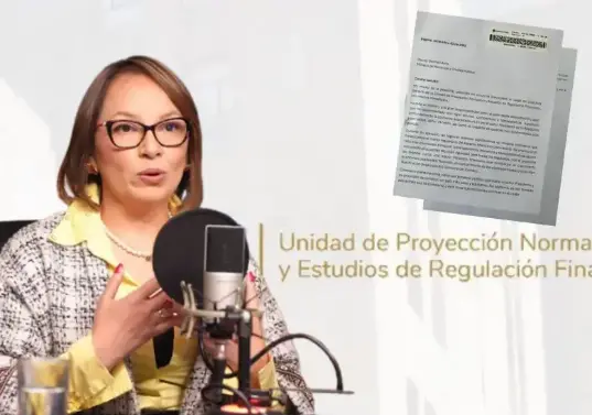 La exdirectora de la Unidad de Proyección Normativa y Estudios de Regulación Financiera (URF) Mónica Piedad Higuera Garzón presentó el pasado 3 de diciembre su renuncia irrevocable. FOTO: Redes sociales y URF.