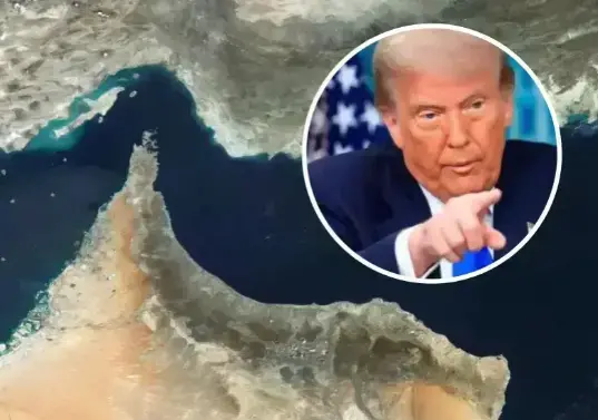 Donald Trump aseguró que el tránsito marítimo comienza a normalizarse en el estrecho de Ormuz tras el acuerdo alcanzado con Irán. FOTO: Getty.