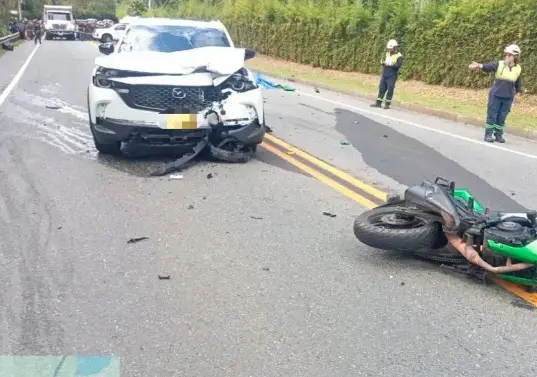 Entre enero y septiembre de 2025, las muertes por siniestros viales crecieron 5,25% frente al mismo periodo de 2024. Son 312 personas más que no regresaron a casa. FOTO: Policía.