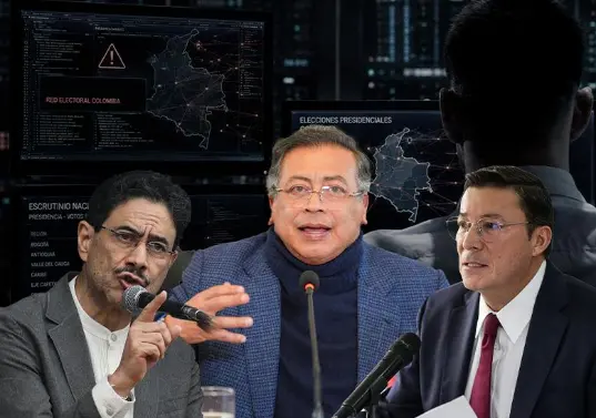El registrador Penagos citó a una reunión a los partidos políticos, órganos de control y misiones de observación electoral y allí todos pudieron constatar, con respaldo técnico, que ni los software ni el censo electoral fueron modificados el pasado 26 de pasado como dijo Petro. FOTO El Colombiano