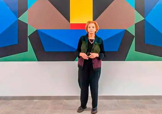Incluida por The New York Times entre lo mejor del arte en 2025, la colombiana Fanny Sanín recibió un reconocimiento en ArtBo 2026. Foto: Cortesía.