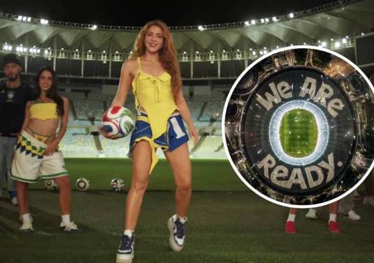 El adelanto de <i>Dai Dai</i>, grabado en el histórico Estadio Maracaná, marca el regreso de Shakira a los himnos mundialistas tras el éxito global de <i>Waka Waka</i> en Sudáfrica 2010. FOTO: Cortesía. 