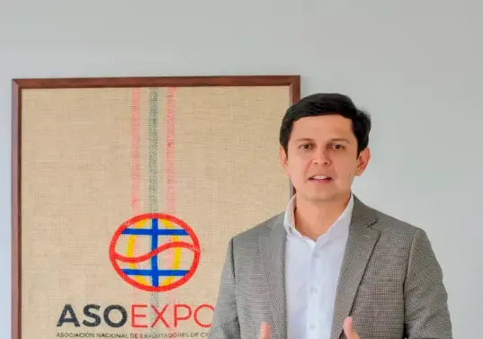 Gustavo Gómez, presidente de Asoexport, destacó las oportunidades que abre Puerto Antioquia para las exportaciones de café colombiano. FOTO COLPRENSA.