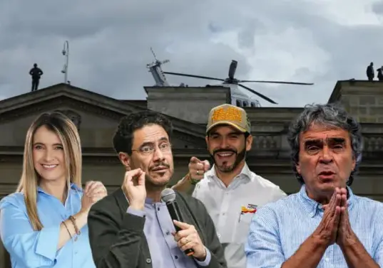 La encuesta del CNC evidencia un escenario electoral competitivo, con Iván Cepeda a la cabeza y una disputa cerrada con Paloma Valencia de cara a una eventual segunda vuelta. FOTO: Colprensa, EL COLOMBIANO.