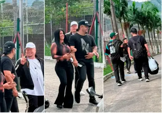 La cuestionada fiesta dentro de la cárcel de Itagüí fue amenizada por el cantante Nelson Velásquez. FOTOS: CORTESÍA.