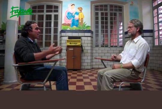 Sergio Fajardo y Antanas Mockus publicaron un video en el que conversan sobre educación, para oficializar su alianza. FOTO CORTESÍA