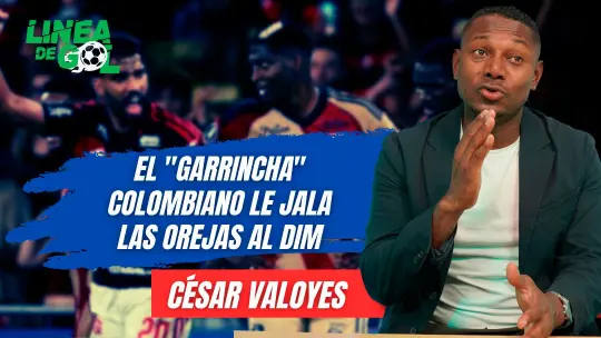 El “Garrincha” colombiano le jala las orejas al DIM: César Valoyes