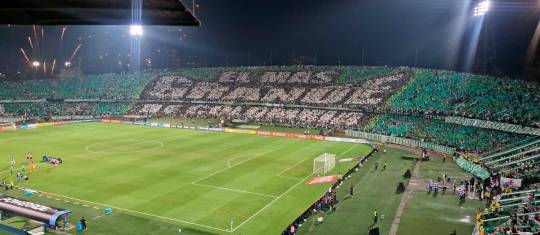 Los hinchas de Atlético Nacional, por lo general, suelen acompañar de manera masiva a su equipo, sobre todo cuando juega finales. Foto: Juan Antonio Sánchez