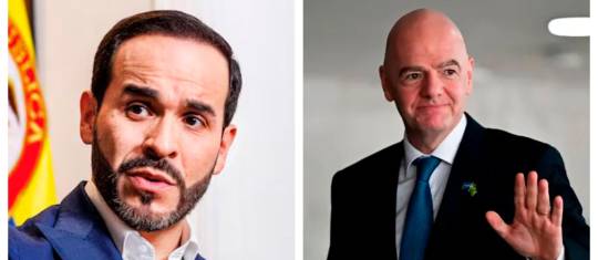 El presidente de la FIFA estará presente en la posesión del presidente electo, Abelardo De La Espriella. FOTOS COLPRENSA Y AFP