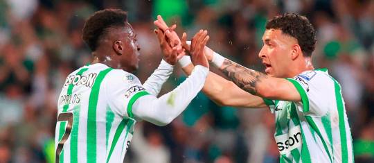 Nacional empató con Fortaleza en el Atanasio Girardot y Marlos Moreno volvió a anotar con el Verde. FOTO MANUEL SALDARRIAGA
