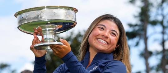La golfista caleña María José Marín se coronó campeona del Augusta National Women’s Amateur que se disputó en Georgia, Estados Unidos. FOTO GETTY 