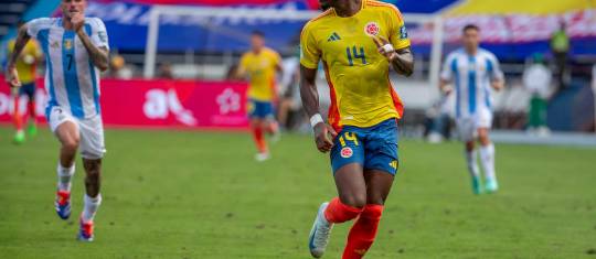 El delantero antioqueño Jhon Jáder Durán, de 23 años, ha marcado 3 goles con la Selección Colombia de mayores. Foto: Juan Antonio Sánchez