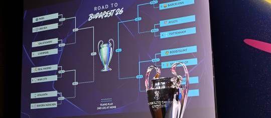 Se llevó a cabo el sorteo de los octavos de final de Champions League, los duelos Real Madrid-City y PSG-Chelsea, los más destacados. FOTO: GETTY