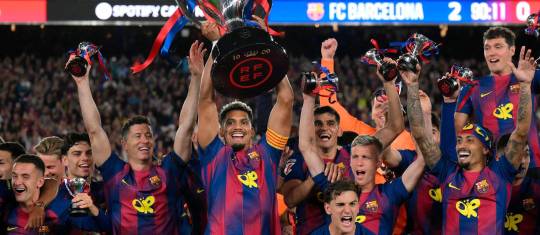 El Barcelona hizo una campaña por encima de los 90 puntos: lleva 91 y aún puede sumar más. FOTO GETTY