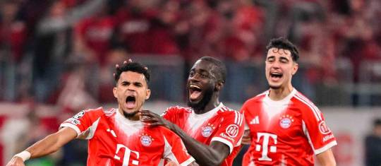 El colombiano Luis Fernando Díaz se luce con el Bayern Múnich en una gran temporada en la que se ha lucido en Bundesliga, Copa Alemana y Champions League. FOTO GETTY 