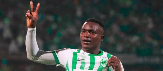 Nacional logró una victoria fundamental sobre el Internacional de Brasil con un doblete de Kevin Viveros y otro tanto de Billy Arce. FOTO MANUEL SALDARRIAGA