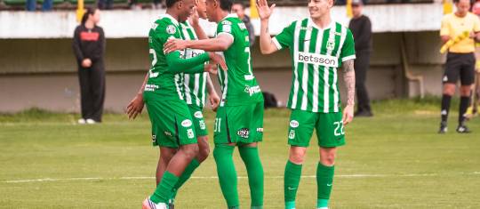 Nacional goleó 4-1 al Chicó en Tunja. FOTO CORTESÍA ATLÉTICO NACIONAL