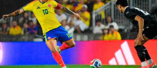 El volante James Rodríguez, capitán del cuadro colombiano en el partido contra Australia. Foto: cortesía FCF