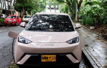 Durante febrero la venta de vehículos de la marca BYD creció 71,4% en Antioquia. FOTO Julio César Herrera