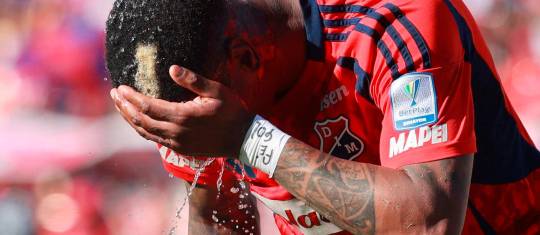 DIM perdió como local ante Águilas Doradas 1-2 y no pudo lograr el milagro de la clasificación a los cuartos de final de la Liga Betplay. FOTO MANUEL SALDARRIAGA 