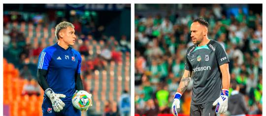 El clásico entre el DIM y Nacional tendrá un bonito duelo de arqueros entre Washington Aguerre y David Ospina. FOTOS CAMILO SUÁREZ