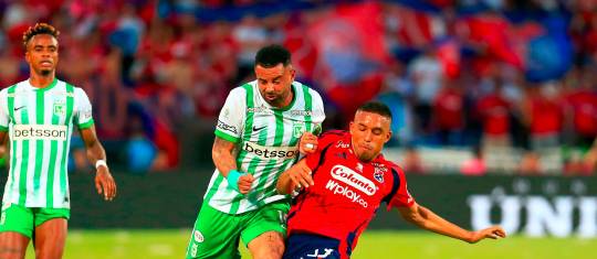 Nacional y Medellín terminaron empatando en el clásico antioqueño. FOTO CAMILO SUÁREZ