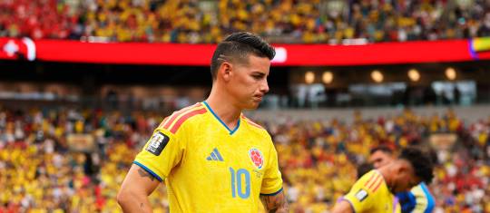 El futbolista colombiano James Rodríguez fue el capitán del seleccionado criollo en el Mundial de Norteamérica. Foto: Getty
