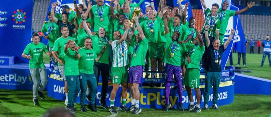 Andrés Román terminó dándole el título a Nacional con su anotación. FOTO CAMILO SUÁREZ