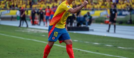 James Rodríguez es el capitán de la Selección Colombia y aspira jugar su tercer Mundial tras los de 2014 y 2018. FOTO: Juan Antonio Sánchez