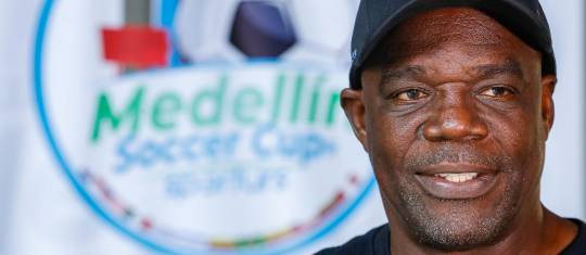 Luis Carlos Perea, exfutbolista y ahora formador de talentos. FOTO Manuel Saldarriaga 