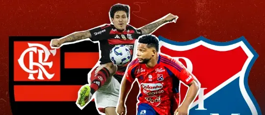 Pedro (Flamengo) y Frank Fabra (DIM), protagonistas del duelo de este jueves en el Maracaná. FOTOS GETTY Y JUAN ANTONIO SÁNCHEZ