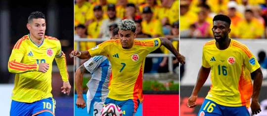 James Rodríguez, Luis Díaz y Jefferson Lerma hombres clave en el proceso de Néstor Lorenzo, con miras al Mundial de México, Canadá y Estados Unidos 2026. FOTO GETTY